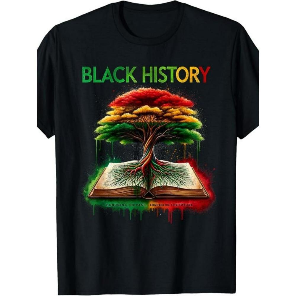 European Sizes Black History Inspiring The Future African American History T-Shirt S чёрный