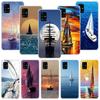 Sailing Boat Phone Case For Samsung Galaxy A14 A15 A13 A12 A54 A55 A53 A52 A04S A24 A25 A23 A22 A34 A35 A33 A32 A03S A02S Case F