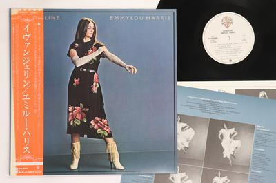 LP Record EMMYLOU HARRIS  Evangeline P10969W WARNER BROS 1981 Japan Obi CountryFolk Used