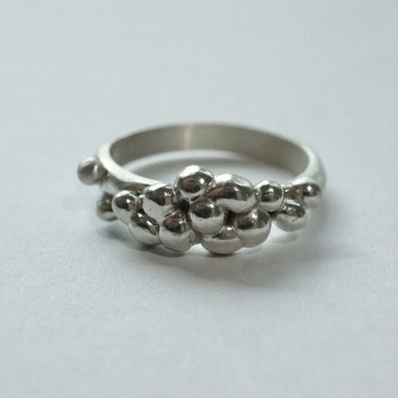 vacactsilver s bubble ring
