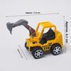 Plastic Tractor Excavator Bulldozer Drop Resistant Simulation Diecast Crane Truck Model  for Boys