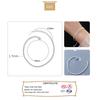 Luxury Real 925 Sterling Silver Fashion Simple Dazzling CZ Chain Bracelets For Women Wedding Fine S925 Jewelry DA1715