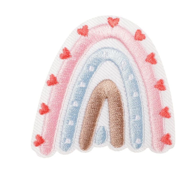 Embroidery Label Embroidery Sticker Clothing Accessories DIY Hand Account Accessories Rainbow Patch Patch Cloth Sticker