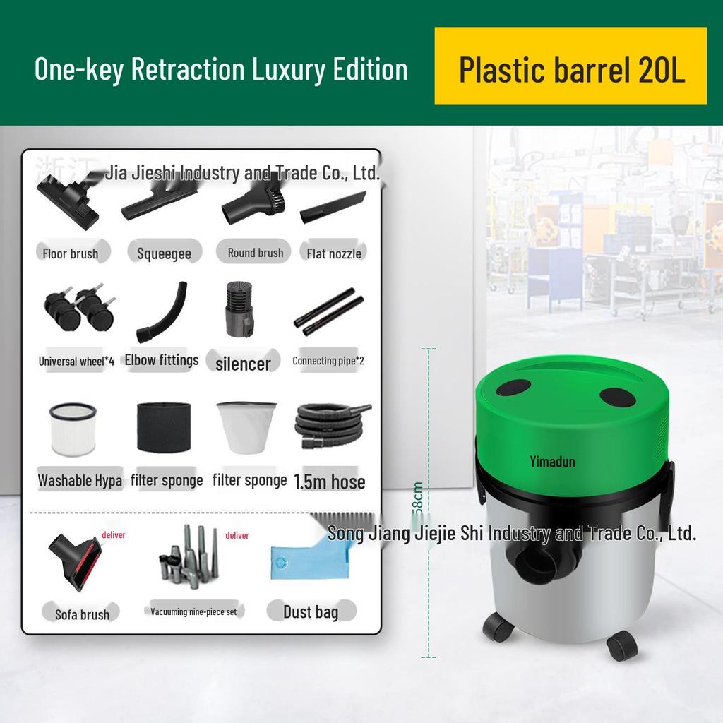 Modun High-Power Vacuum Cleaner for Home & Commercial Use - Ideal for Grout, Carpets, and Pet Hair Removal