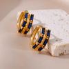 Sparkling Zircon Earring Trendy Stud Earrings NEW Hoop Earring  Gift