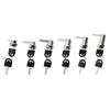 Zinc Alloy Key T Handle Cabinet Lock Industrial T-type Drawer Cabinet Door Lock for Electrical Panel Box