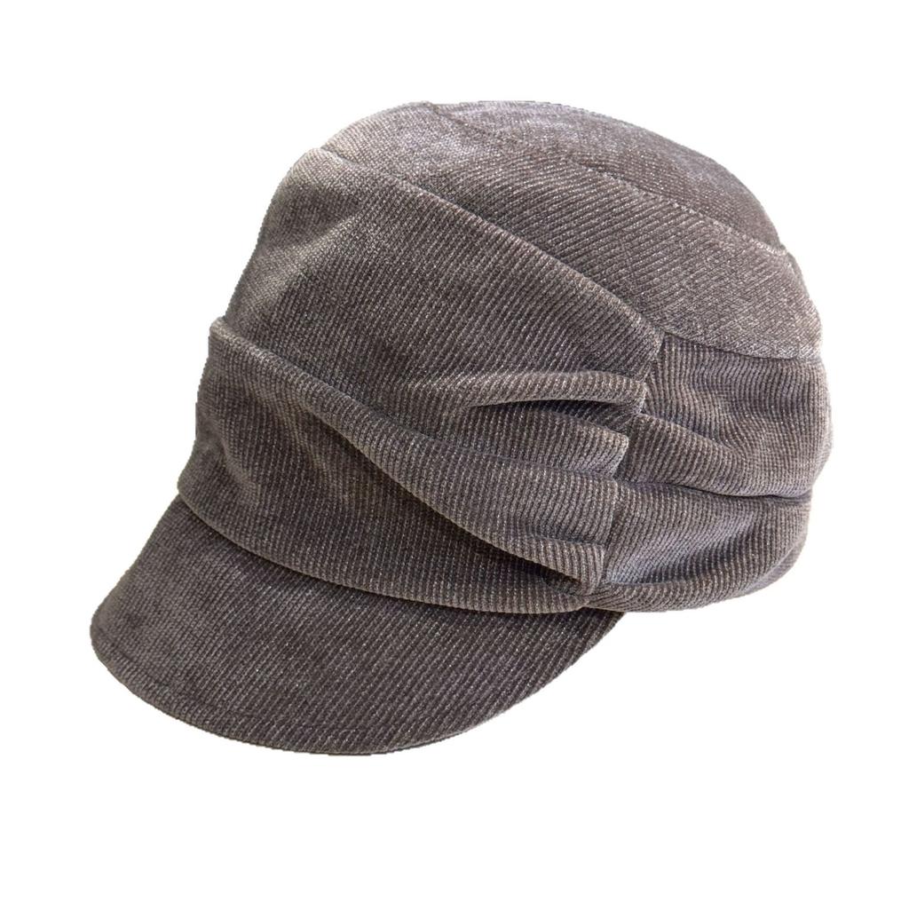 Korean Style Irregular Pleated Bright Silk Cloud Equestrian Hat for Women In Autumn and Winter New Versatile Casual Face Showing Beret