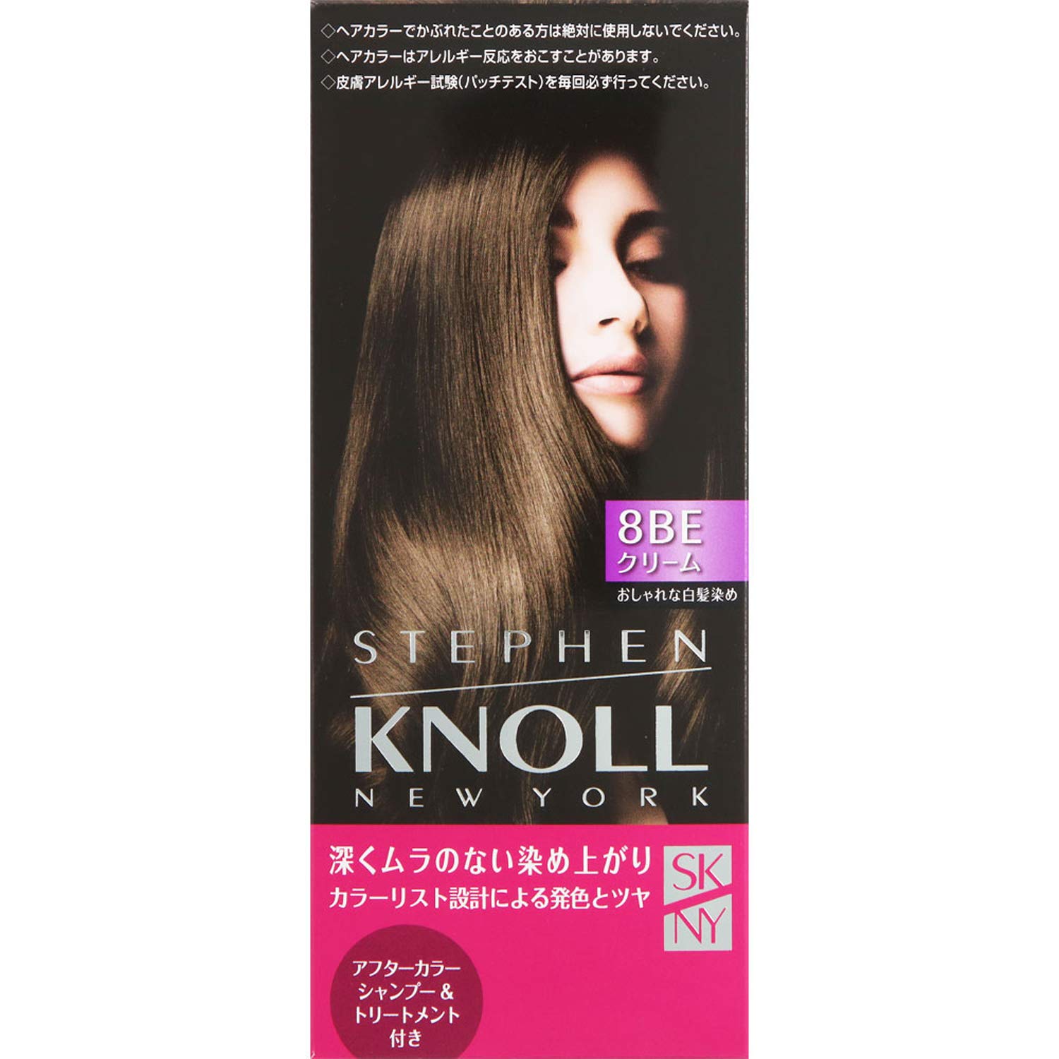 

STEPHEN KNOLL Color Couture Cream Hair Color for Gray Hair 8BE Pure Beige Brown (Quasi-drug) (1 Count)