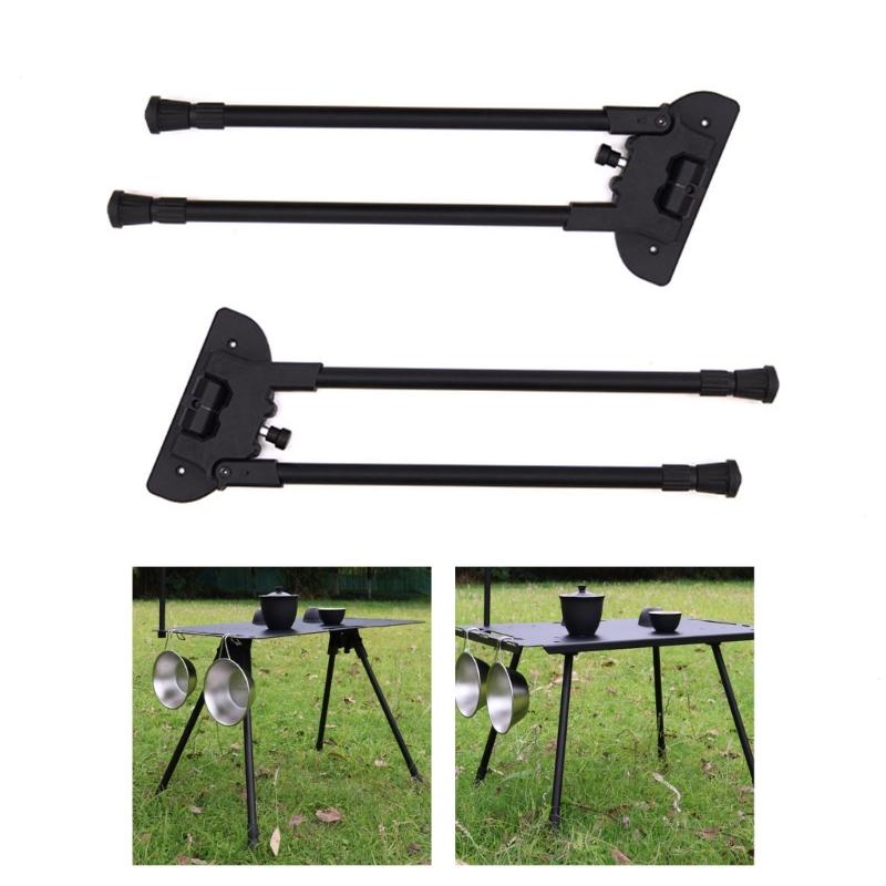 Quick Setups Folding Camping Table Legs Folding Table Stool Base Four leg Part for Office Camping Table Home Enduring