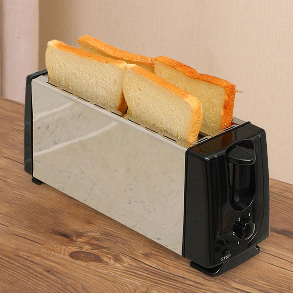 Electric Toaster European Standard Plug 4 Slices Bread Maker for Puff Pastry