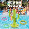Refroidisseur de piscine avec cactus gonflable portable et réutilisable, jouets de piscine en PVC pour décorations de fêtes d'été et animations