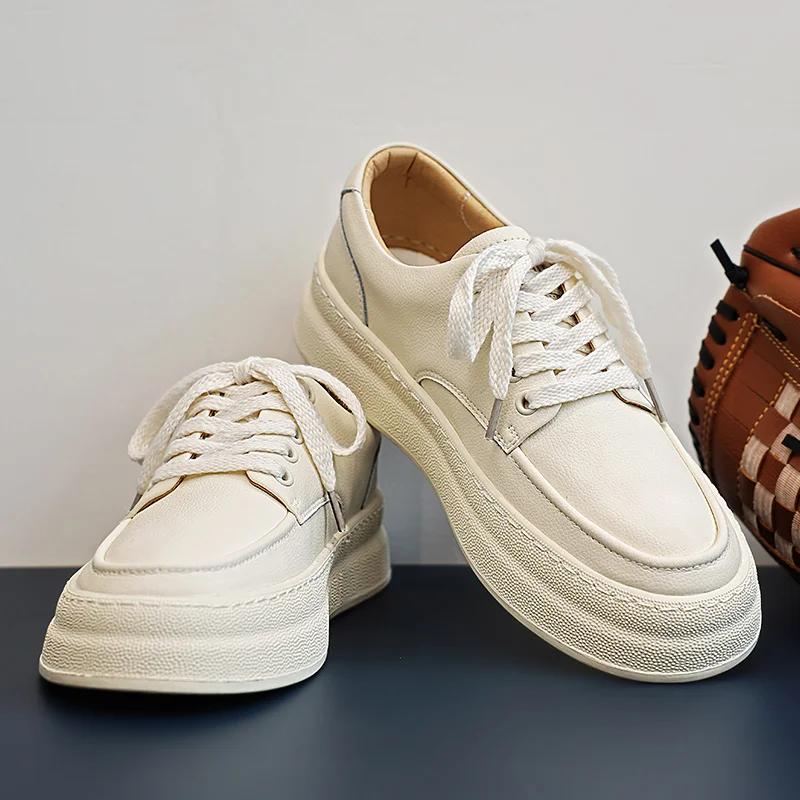 

Мужские повседневные кроссовки, новые модные белые туфли на шнуровке, студенческие удобные спортивные туфли больших размеров, вулканизированные туфли, маленькие белые туфли 39-44 44 белый