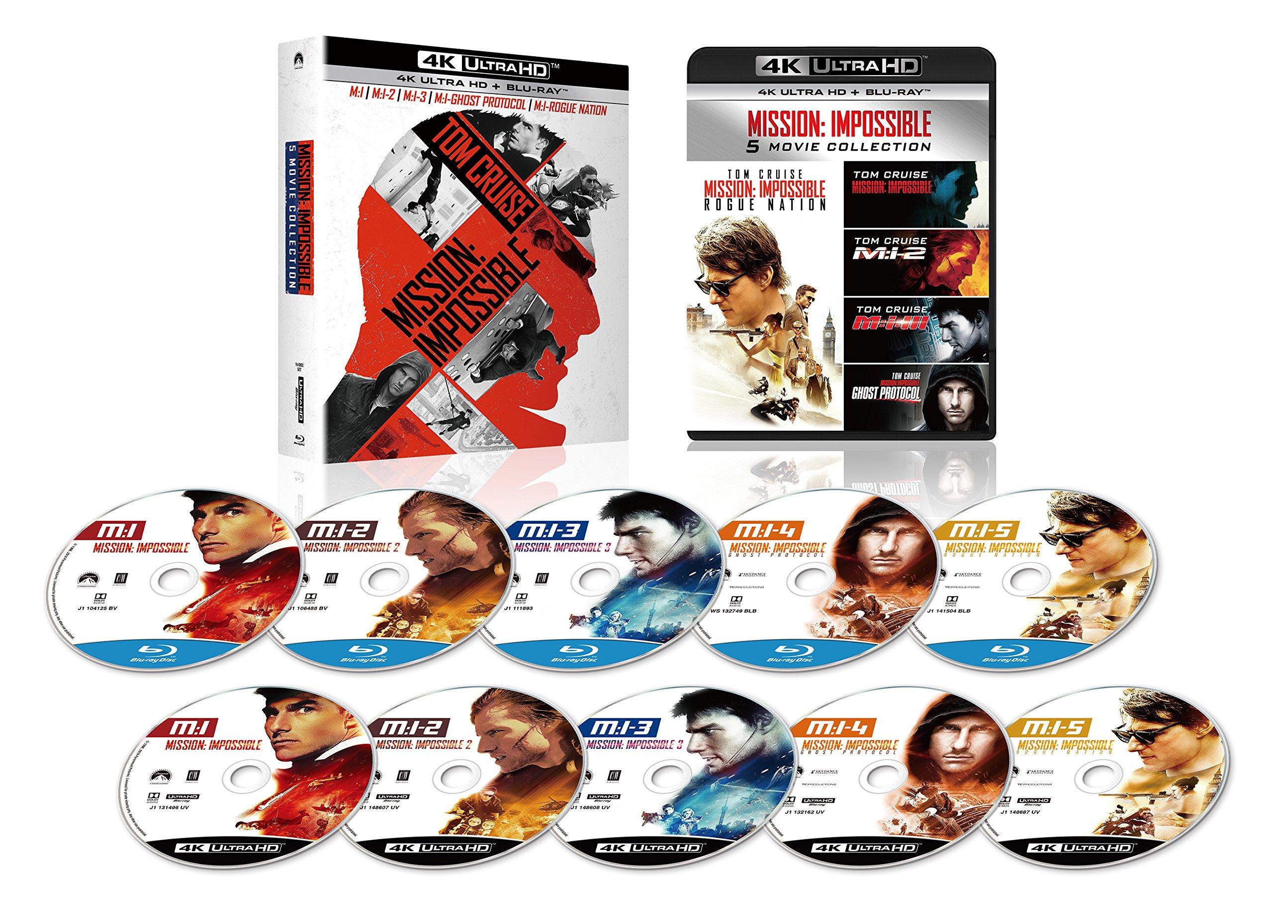 

Impossible 5 Movie Collection ULTRA HD ULTRA HD Mission (4K + Blu-ray Set) [4K + Blu-ray]