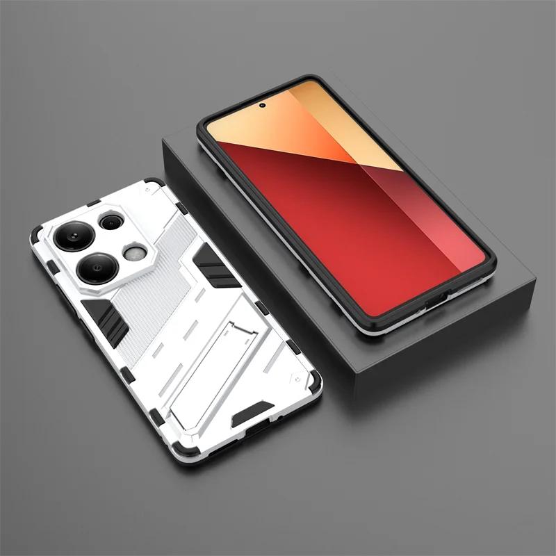 For Xiaomi Poco M6 Pro 4G Case Car Magnetic Kickstand Armor Phone Case for Poko Little Poco M6Pro M 6 POCOM6 4G Pro Back Cover