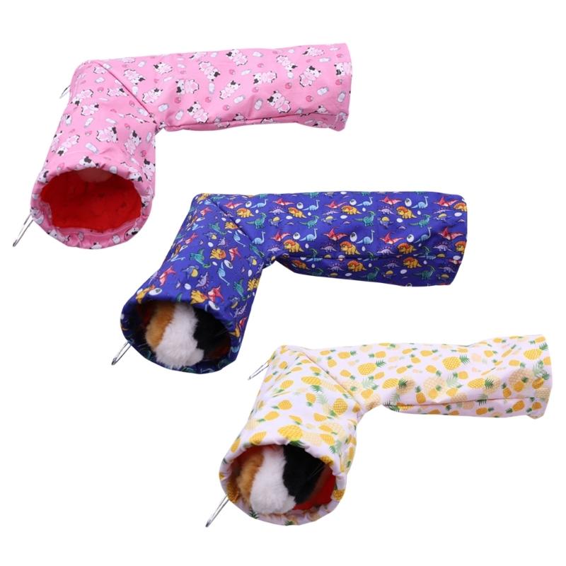Rabbit Bunny Tunnel Hideout and Tubes Guinea Pigs Tunnel Hide Toy Hideout for Small Dwarf Rabbits Guinea Pigs Toy