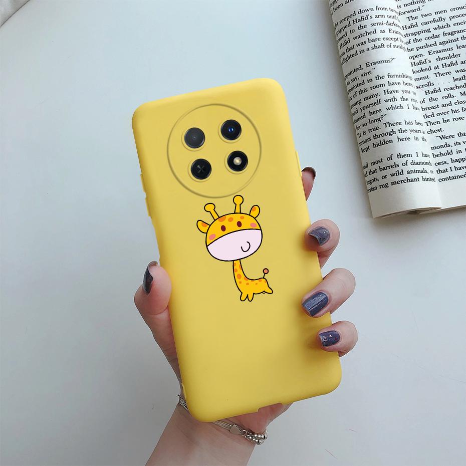 For Huawei Nova Y91 Case 2023 Cute Cat Cartoon Funda Soft Silicone Back Cover For Huawei NovaY91 Y 91 STG-LX1 STG-LX2 Phone Case
