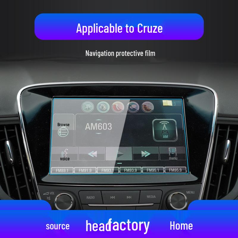 Chevrolet Cruze Navigation Screen Protector Film for 24 Models - Car Accessories