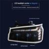 Dual-Lens Full LED Headlights for Sinotruk Howo 380/336 - Super Bright Spotlight Flow