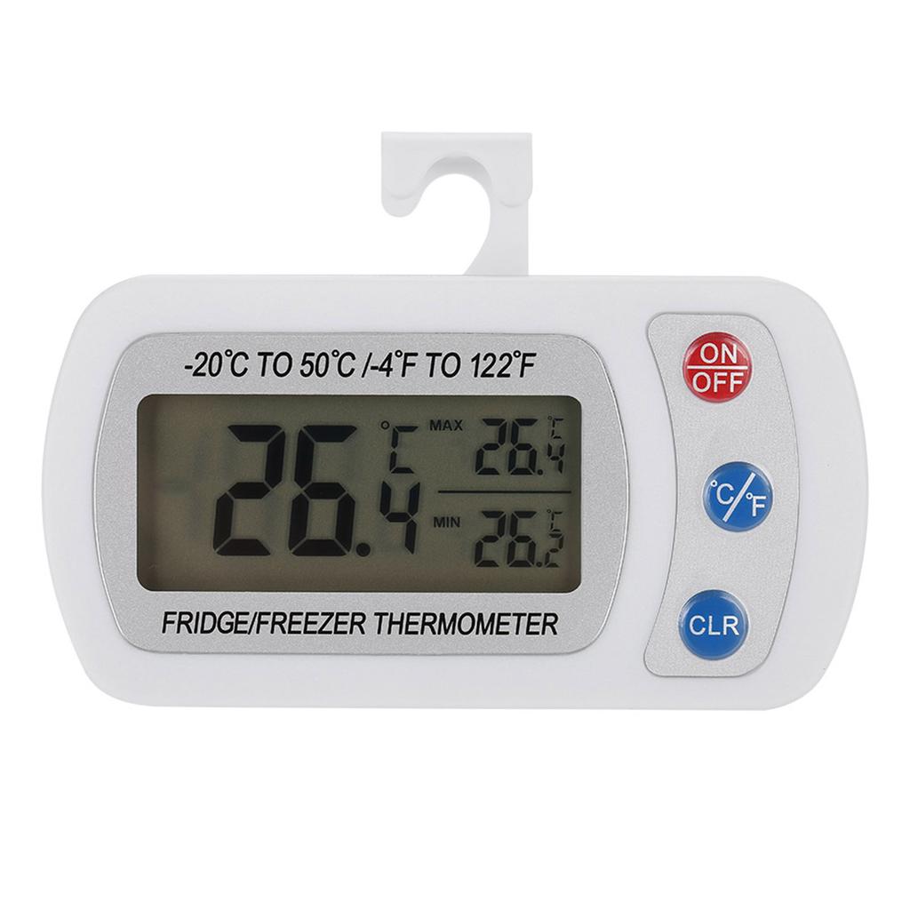 Kitchen Large LCD Refrigerator Fridge Freezer Digital Thermometer with Adjustable Stand Hanger