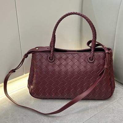 New Woven Leather Handbag Vegetable Basket, Basket Bag Tote Bag, Shoulder Messenger Bag, Women's Large Capacity
