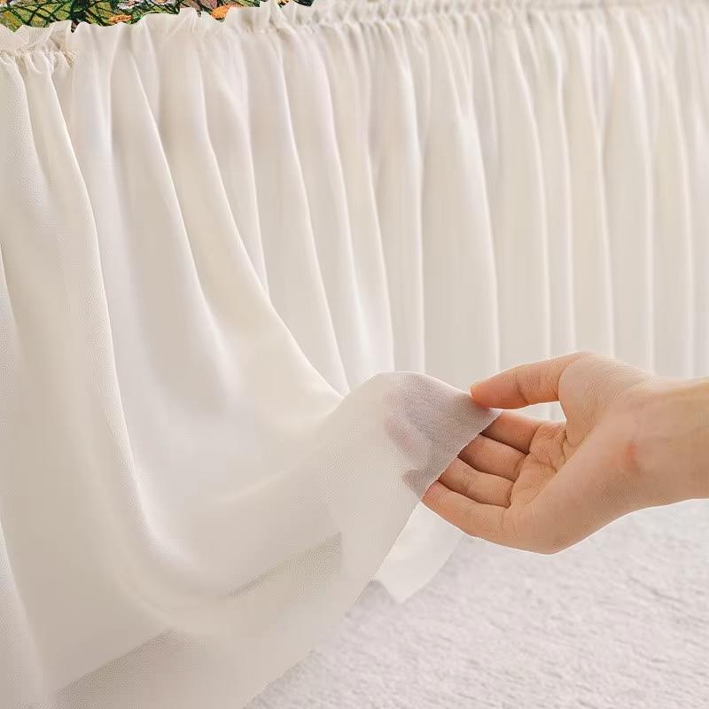 Pastoral Style Cotton And Linen Sofa Blanket Small Flowers Sofa Cover With Skirts Anti-Slip Sofas Towel Beds Blankets Funda Sofa