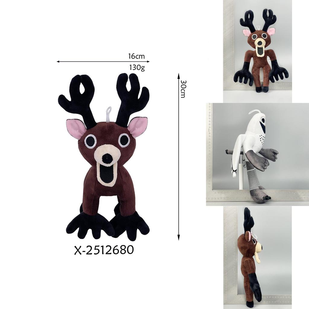 99 Nights In The Forest Stuffed Animal With Super Soft Short Plush For Horror Game Fans