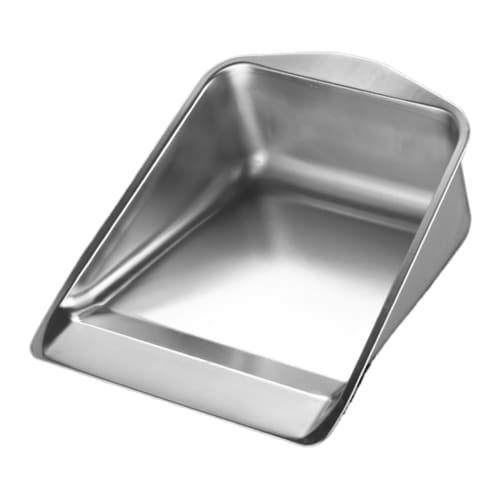 

Stainless Steel Garbage Shovel, Dustpan, Cleaning Tool for Home Use, Garden, Kitchen, Bathroom, Garage, and Apartments - Portable Metal Sweeper - 23.5