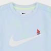 Nike Dri-Fit Comfortable Breathable Quick-Dry Short Sleeve T-Shirt Kids Tops Football-Grey II6478-085