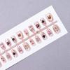 Girly Heart Poker Little Panda Eye Patches Hand-Painted Cute Style Nail Art Butterfly Patches - 30 Pieces.