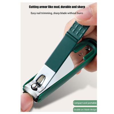 Set Tagliaunghie con Scatola Tagliaunghie Domestici di Alta Qualità Uomo e Donna Universali Strumenti per Pedicure Semplici Portatili Strumenti per Unghie