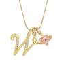 Dopamine 26-Letter Necklace: Light Luxury Collarbone Chain for Women