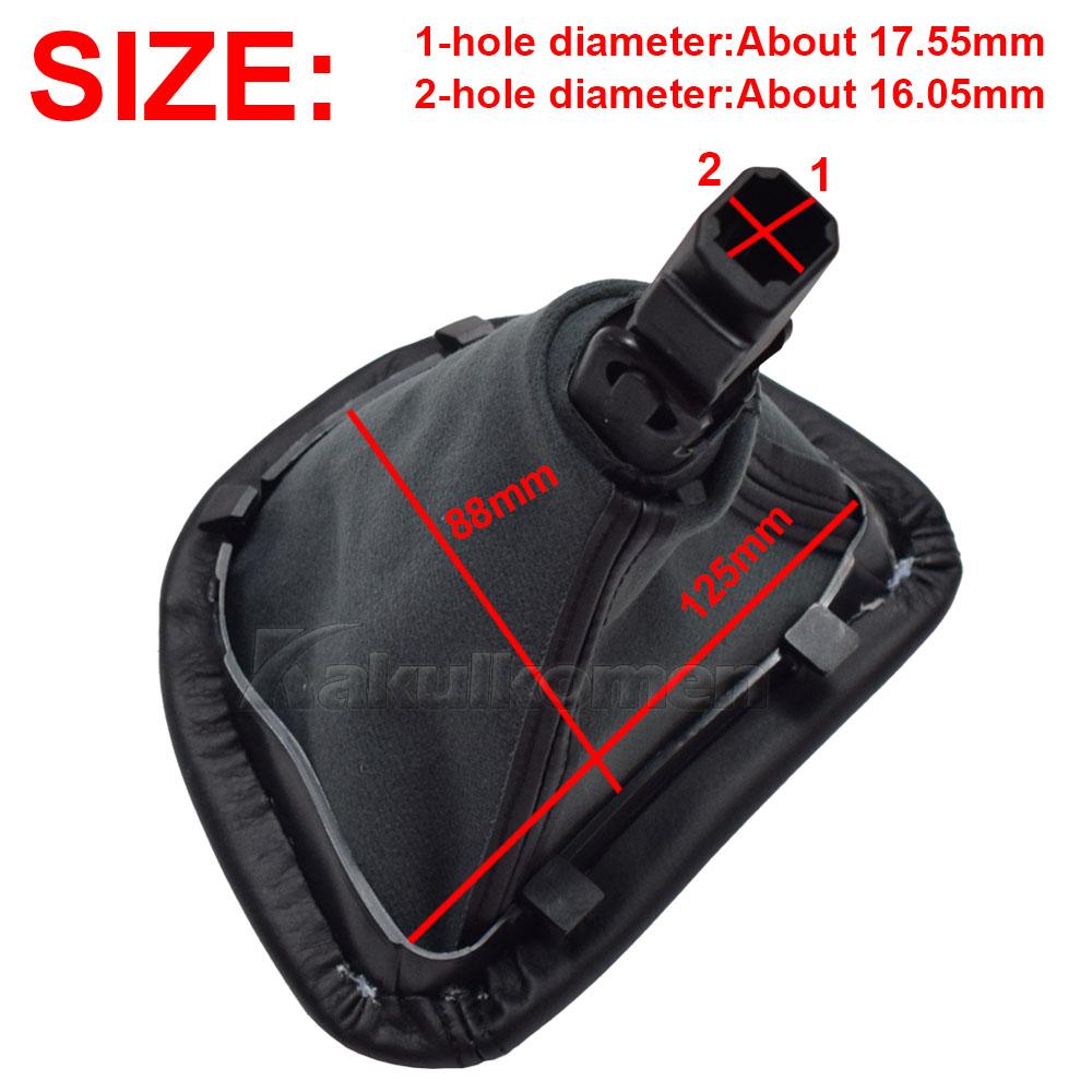 6 Speed Car Gear Shift Knob For Mercedes Benz W639 VITO 2003-2010 Manual Gear Stick Shifter Knob Leather With Gaitor Boot Cover