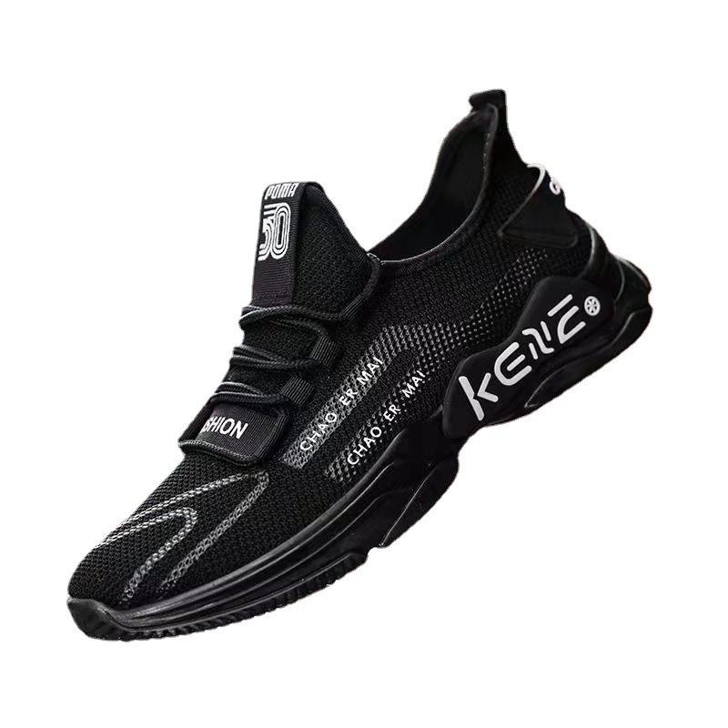

Мужская спортивная обувь модная обувь летящая тканая повседневная обувь модная дышащая сетчатая обувь 44