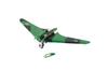DENYI Scale Fighter Horten Ho 229 Go 229 Flying Wing Miracle of the Empire Series Plastic Model 1/144 Plane, A-0 A-0 Fighter-bomber, 1, Pre-painted,