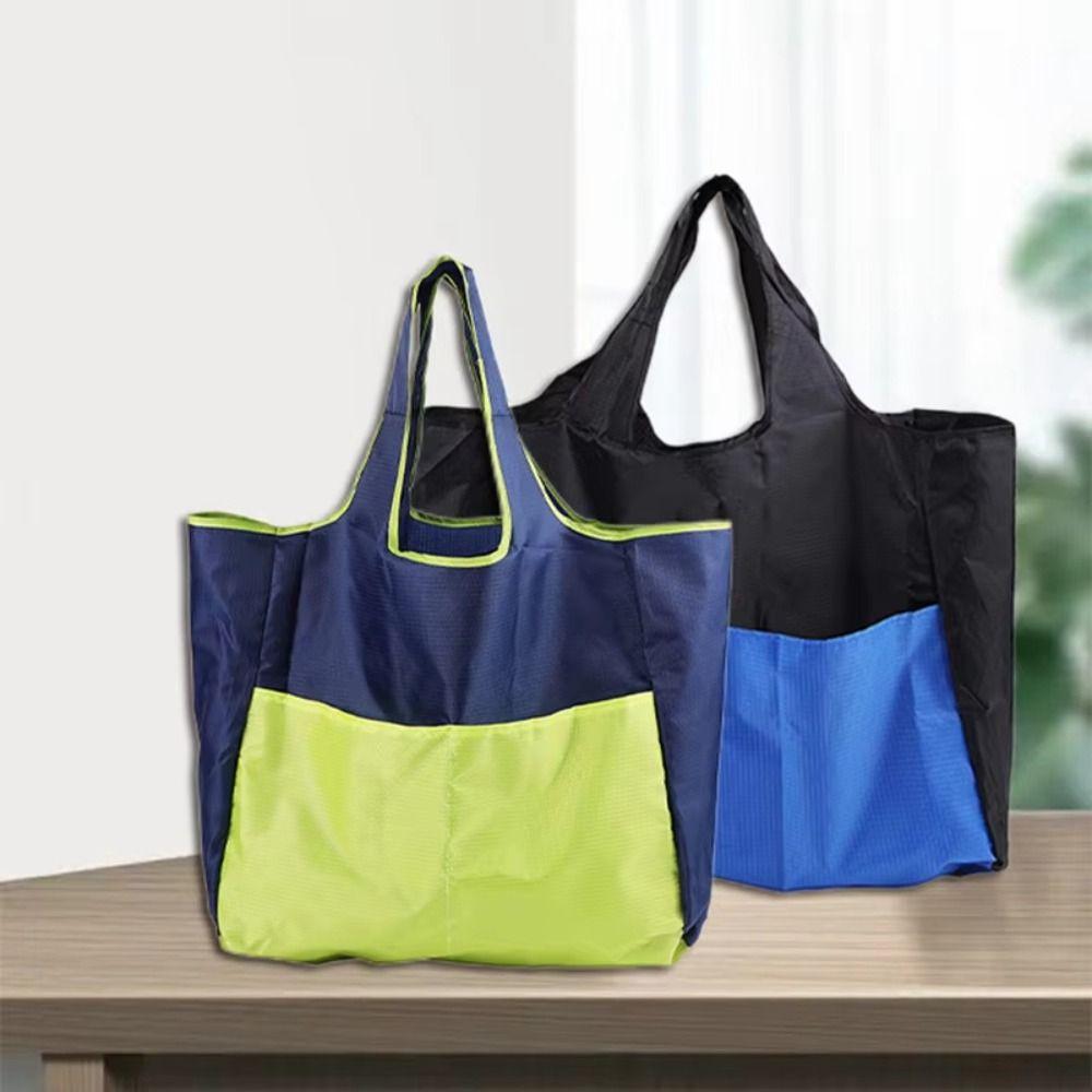 

Eco-Friendly Shopping Bag Folding Travel Shoulder Handbag New Grocery Storage Bag 06