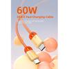 CABLETIME USB C to USB C Cable 60W 480Mbps Fast Charging Cable 3A Braided Type C to Type C Cable for Moble Phone Laptop HUAWEI
