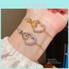 Love Heart Jewelry Bracelet With Gold Plating For Women Gift Giving