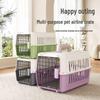 Mee Portable Pet Carrier for Cats and Dogs - Travel Air Transport Cage for Small & Medium Pets