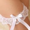 1/2PCS White Lace Bow Garter, Elegant Bridal Leg Ring Pendant, Thigh Chain, Wedding Suspender Belts Lace Choker Necklaces Collar