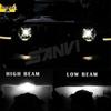 Tri-Beam 9-inch LED Bi-Beam Lens Headlight Assembly for Jeep Wrangler JL