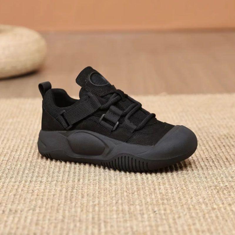 PLOVER Sports Shoes Women's Autumn New Retro Muffin Thick-soled Ugly Cute Versatile Outdoor Casual Non-slip Soft-soled Shoes