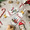 Set de 2 Dispensadores de Jabón Navideños, Decoración Navideña para Cocina, Dispensador de Jabón de Gnomos de Navidad con Bandeja para Decoraciones Interiores del Hogar