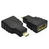 Mini Micro Adaptador HDMI-compatível HDMI-compatível Fêmea Macho para Conversor para TV Tablet Celular