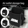 Car Air Vent Outlet Storage Bag Phone Holder Pocket Organizer For M F10 F20 F30 F40 F15 F25 F26 F31 F49 E62 E83 E84
