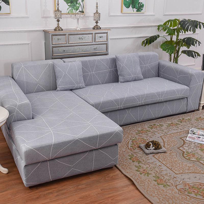 Geometrical Slipcovers Sofa Cover Cat Pattern Sofa Covers Sofa Towel Living Room Furniture Protective Armchair Couches Sofa Cover