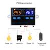 Temperature Humidity Controller with Temperature Humidity Sensor Digital Temperature Humidity Meter Egg Incubator 10A