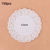 150pcs Lace Doilies Baking Paper Multi-function Placemats New Table Decoration Mat