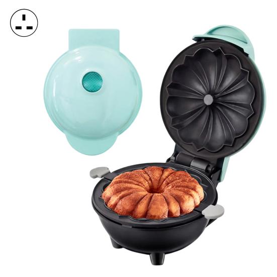 

Мини-пекарня для тортов, двусторонний нагрев, электрическая вафельница с антипригарной поверхностью для завтрака A UK