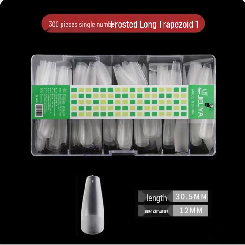 Single Number Frosted Ultra-Thin Nail Tips - Small Size, Traceless, Refillable, Half/Full Stick, Free Carving.