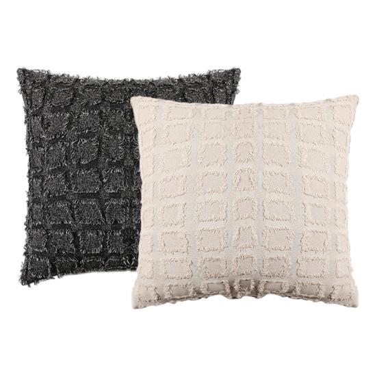 Pillow Cover Breathable Double-Sided Checkered Style Pillow Case Living Room Sofa Bedroom Office Throw Pillowcase